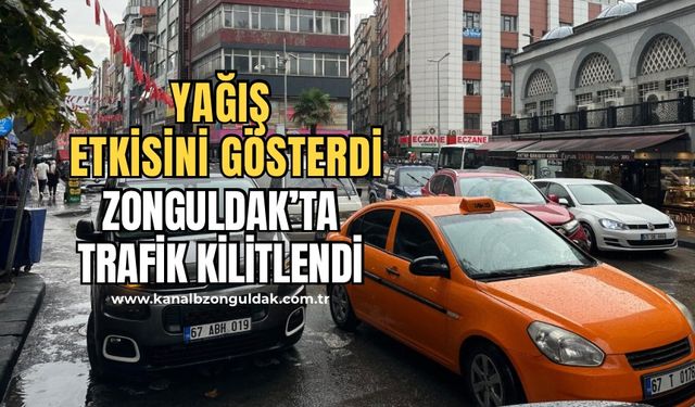 Kent merkezi yağışa hazırlıksız yakalandı