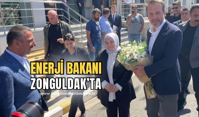 Enerji ve Tabii kaynaklar Bakanı Alparslan Bayraktar Zonguldak’ta