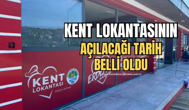 Kent Lokantasının açılacağı tarih belli oldu!