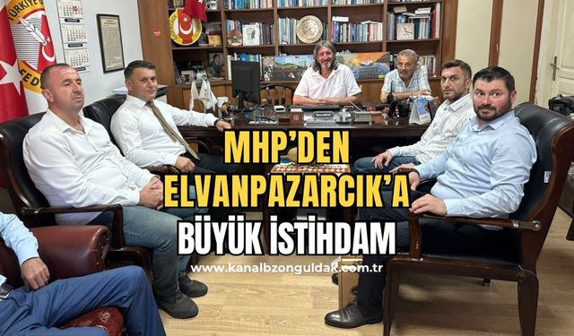 MHP İl Başkanı Öztürk Elvanpazarcık için müjdeyi verdi!