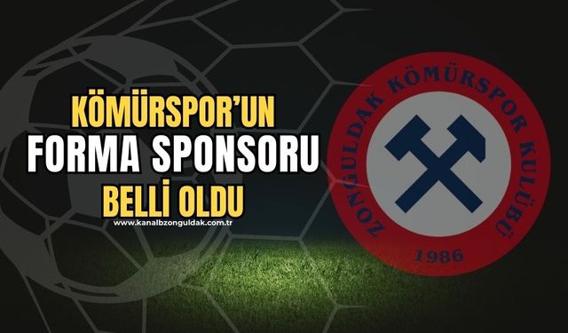 Zonguldak Kömürspor'un forma sırt sponsoru belli oldu