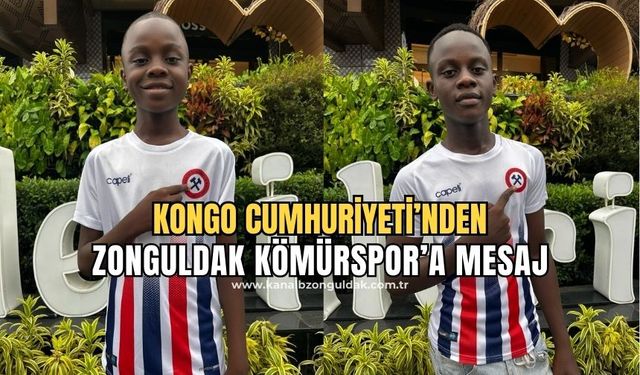 Kömürspor'dan Kongo Cumhuriyeti'ne forma hediyesi