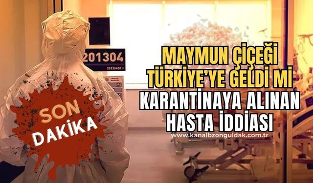 Türkiye'de maymun çiçeği vakası