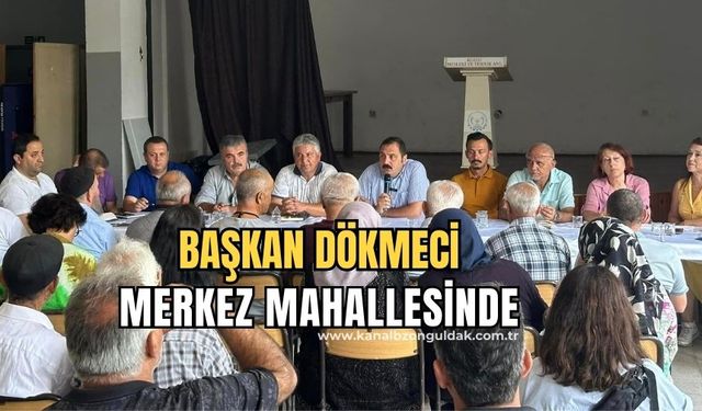 Kozlu Belediyesi mahalle sakinleri ile bir araya gelmeye devam ediyor