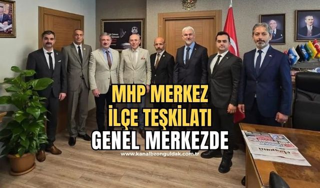 Merkez İlçe Teşkilatı Yönetimi Ankara'da Genel Merkezi ziyaret etti