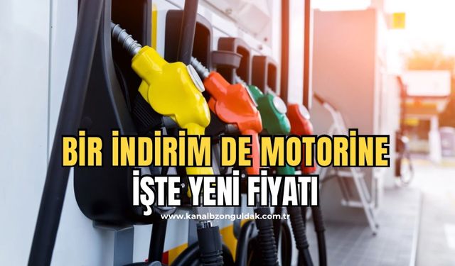 Benzinden sonra sıra motorinde! İndirim geliyor