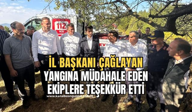 İl Başkanı Çağlayan’dan ekiplere teşekkür