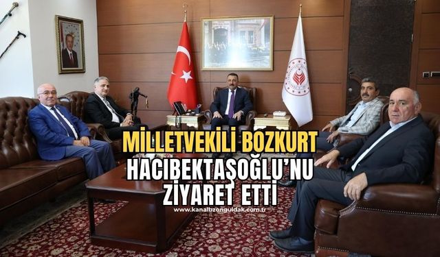 Milletvekili Saffet Bozkurt'tan Vali Hacıbektaşoğlu'na ziyaret