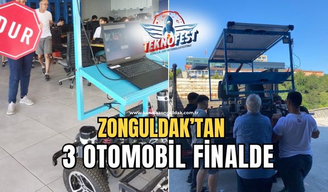 Zonguldak’tan 3 araç TEKNOFEST Finaline kaldı!