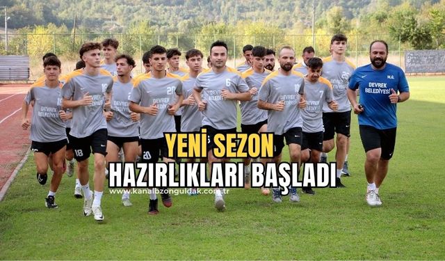 Devrek Belediyespor'da yeni sezon hazırlıkları başladı