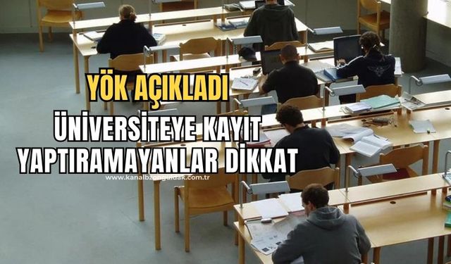 YÖK'ten üniversite kayıtlarına ilişkin açıklama