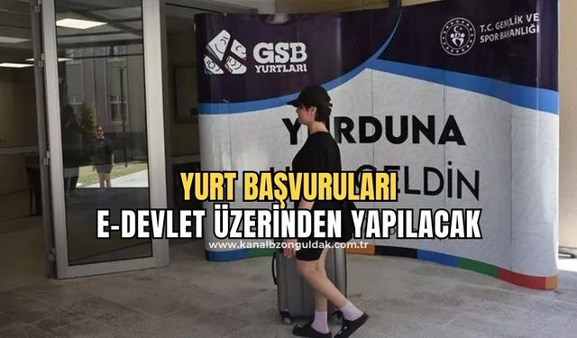 GSB yurt başvuruları başladı!