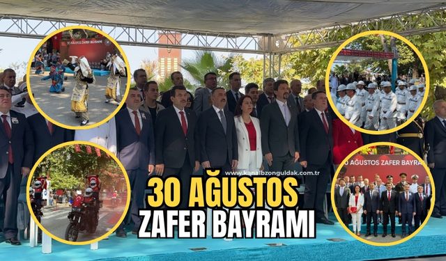 30 Ağustos Zafer Bayramı büyük törenle kutlandı