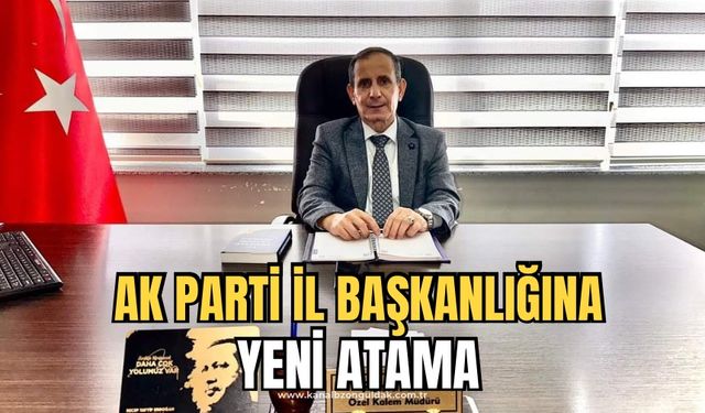 AK Parti İl Başkanlığı'na Özel kalem atandı!