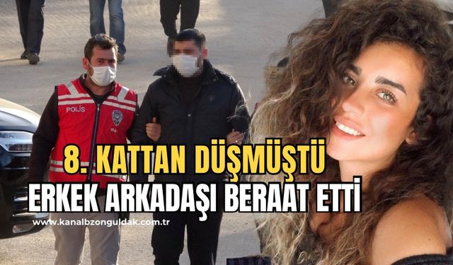 Ayşe Özgecan Usta'nın 8. kattan düşerek öldüğü olayda erkek arkadaşına beraat