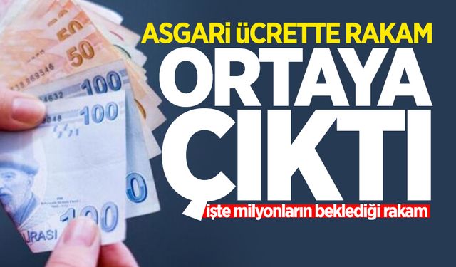 Asgari ücrette rakam ortaya çıktı