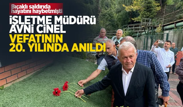 Bıçaklı saldırıda öldürülen işletme müdürü anıldı