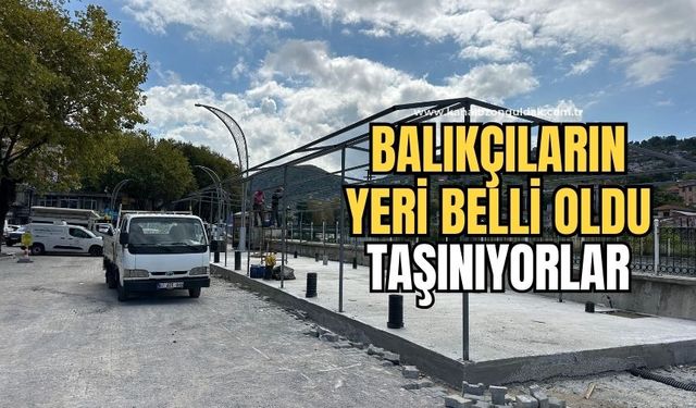 Balıkçılar yeni yerine taşınıyor