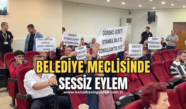 Birinci birleşim toplantısında sessiz eylem yapıldı