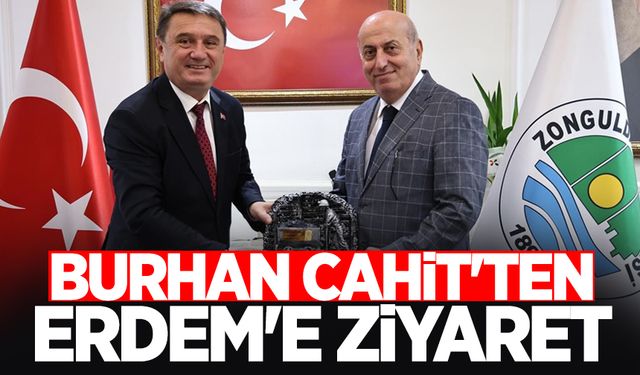 Burhan Cahit Erdem'den Başkan Erdem'e ziyaret