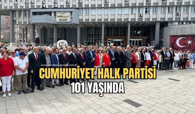 CHP Kuruluş yıldönümünü törenle kutladı