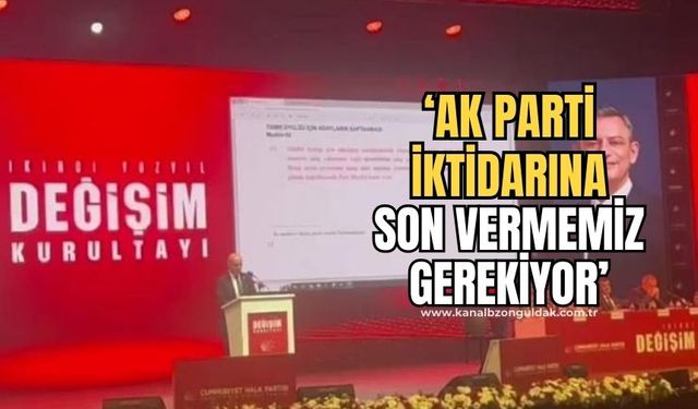 İl Başkanı Devrim Dural kurultayda söz aldı