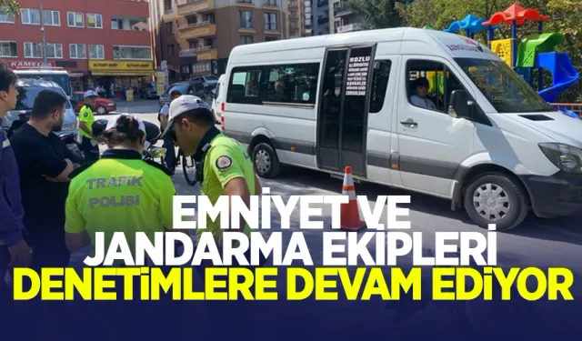 Zonguldak’ta emniyet ve jandarma ekiplerinin yoğun denetimleri sürüyor