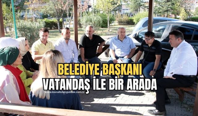 Başkan Ulupınar vatandaşlar ile bir araya geldi