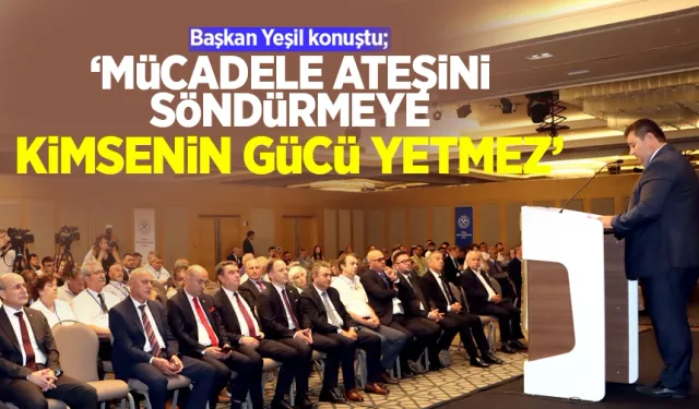 GMİS Genel Başkanı Yeşil, Kömür Kongresinde konuştu