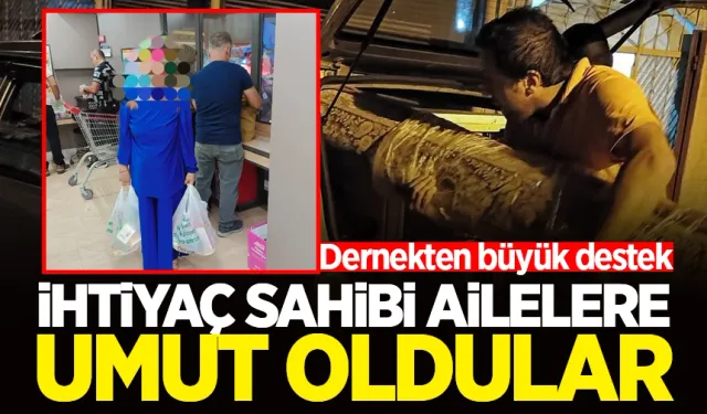 İhtiyaç sahibi ailelere umut oldular