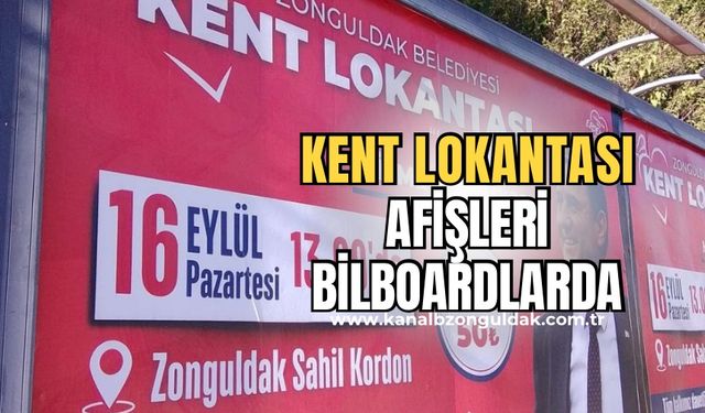 Kent Lokantası afişleri bilboardlarda