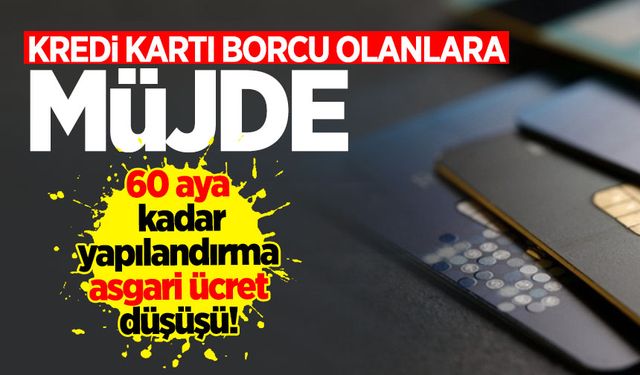 Kredi ve kredi kartı borcu olanlara müjde: 60 aya kadar yapılandırılabilecek!