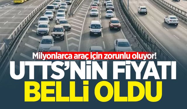 Milyonlarca araç için zorunlu oluyor! Fiyatı belli oldu