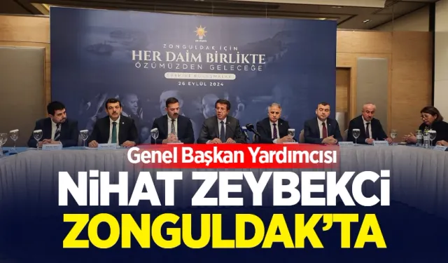 Ak Parti Genel Başkan Yardımcısı Nihay Zeybekci Zonguldak'ta