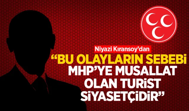 Kıransoy'dan 'turist siyasetçi' çıkarması