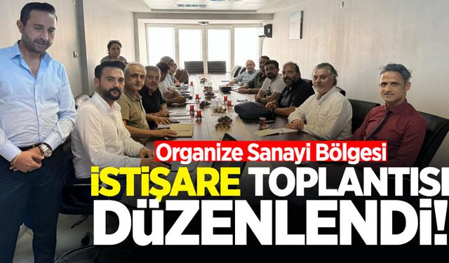 Organize Sanayi Bölgesi İstişare toplantısı düzenlendi