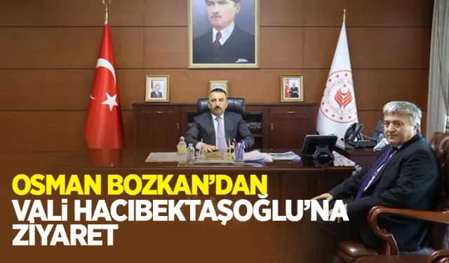 İl Milli Eğitim Müdürü Bozkan'dan, Hacıbektaşoğlu'na ziyaret