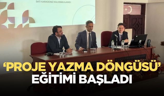 Çaycuma'da "Proje Yazma Döngüsü Eğitimi" başladı