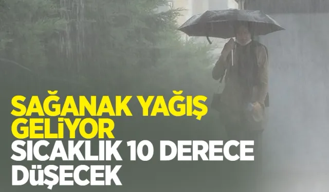 Zonguldaklılar dikkat! Kuvvetli sağanak geliyor... 10 derece birden düşecek