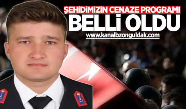 Şehit Ömer Eroğlu'nun cenaze programı belli oldu