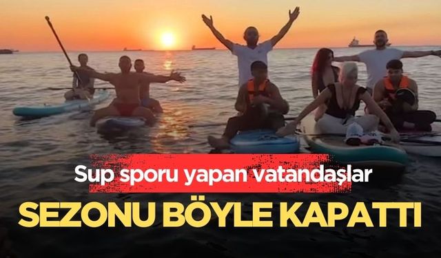 Zurna ve Darbuka ile eşliğinde sezonu kapattılar