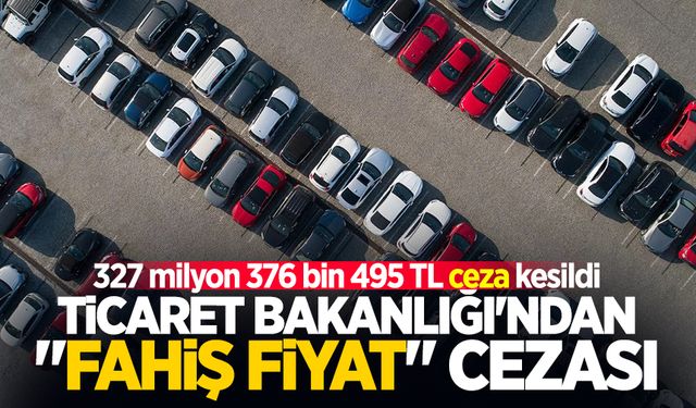 Ticaret Bakanlığı'ndan "fahiş fiyat" cezası