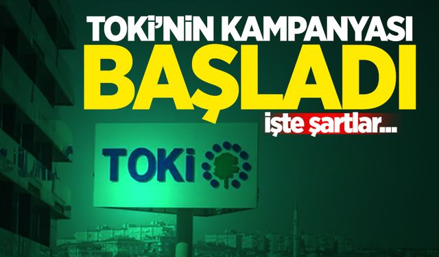 TOKİ'nin yüzde 25 indirim kampanyası başladı! İşte şartlar...