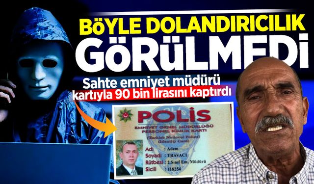 Zonguldak'ta akılalmaz dolandırıcılık: Madenciyi emniyet müdürü kartıyla kandırdılar!