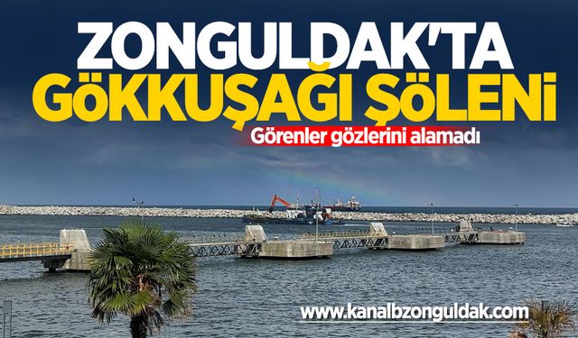 Zonguldak'ta gökkuşağı şöleni