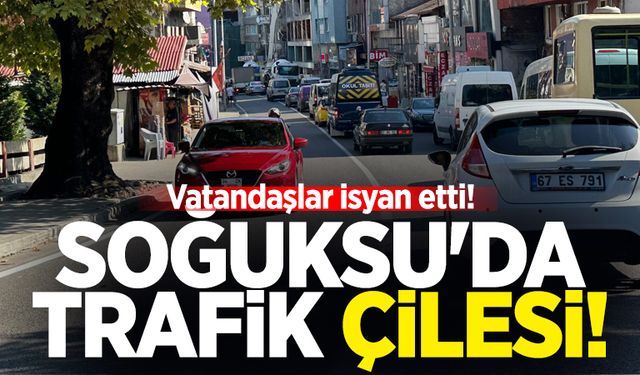 Soğuksu'da trafik çilesi! Vatandaşlar isyan etti!