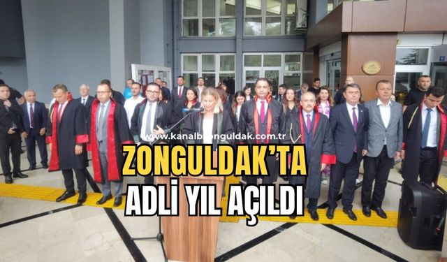 Adli Yıl,  Zonguldak Valiliği önünde düzenlenen törenle açıldı