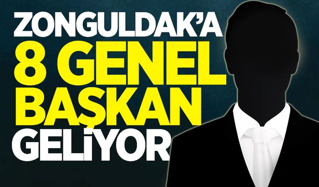 8 genel başkan Zonguldak'a geliyor