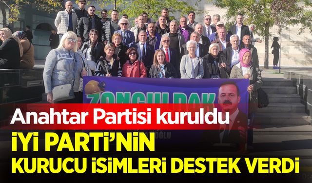 Kurulan yeni partiye Zonguldak'tan destek