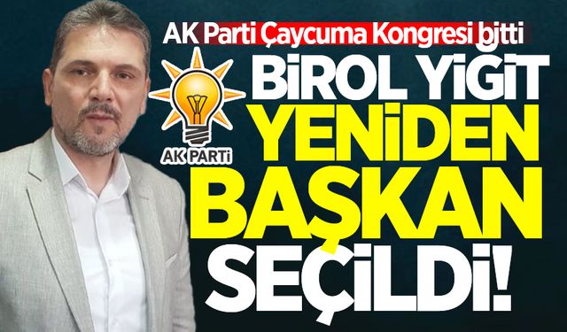 AK Parti Çaycuma Kongresi bitti: İşte başkan ve yönetimi!